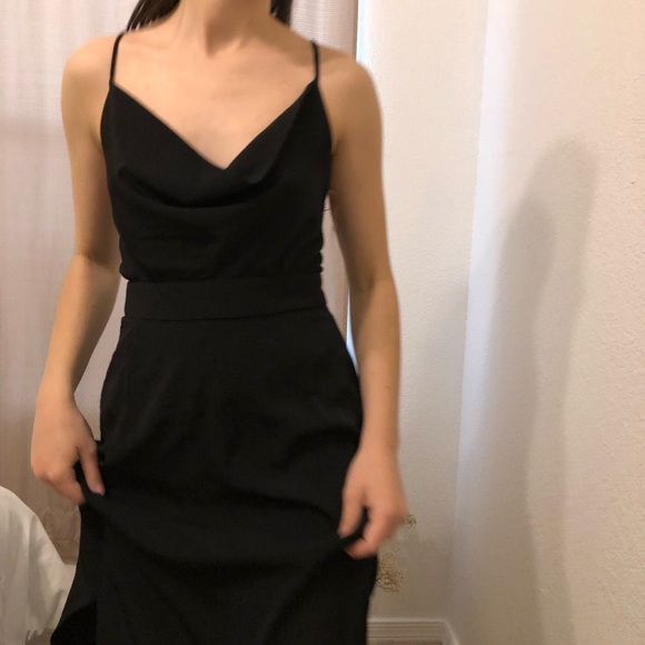 Long black dress - bridesmaid - Picture 2 of 4
